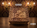 Sandalwood carving luxury box