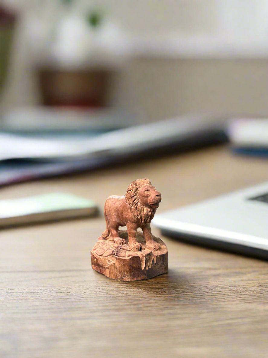 Sandalwood Lion paperweight