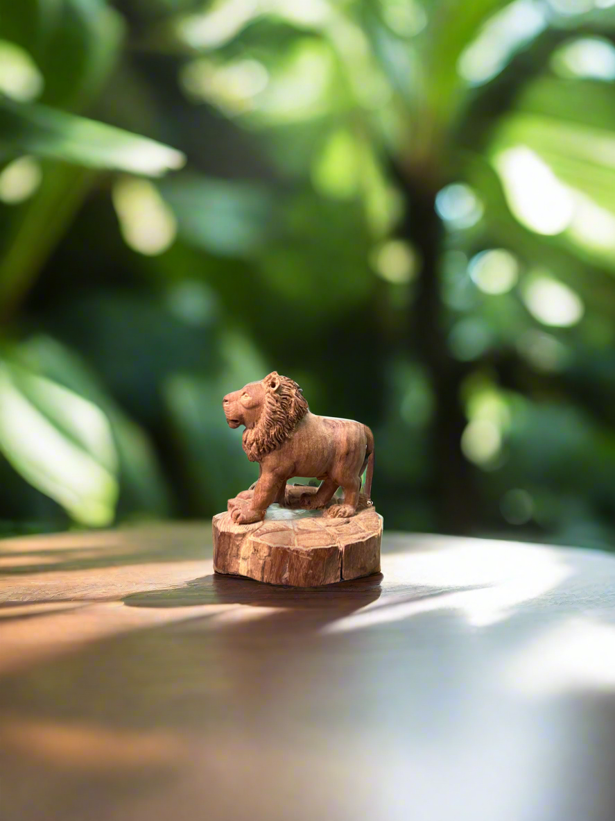 Sandalwood Lion paperweight