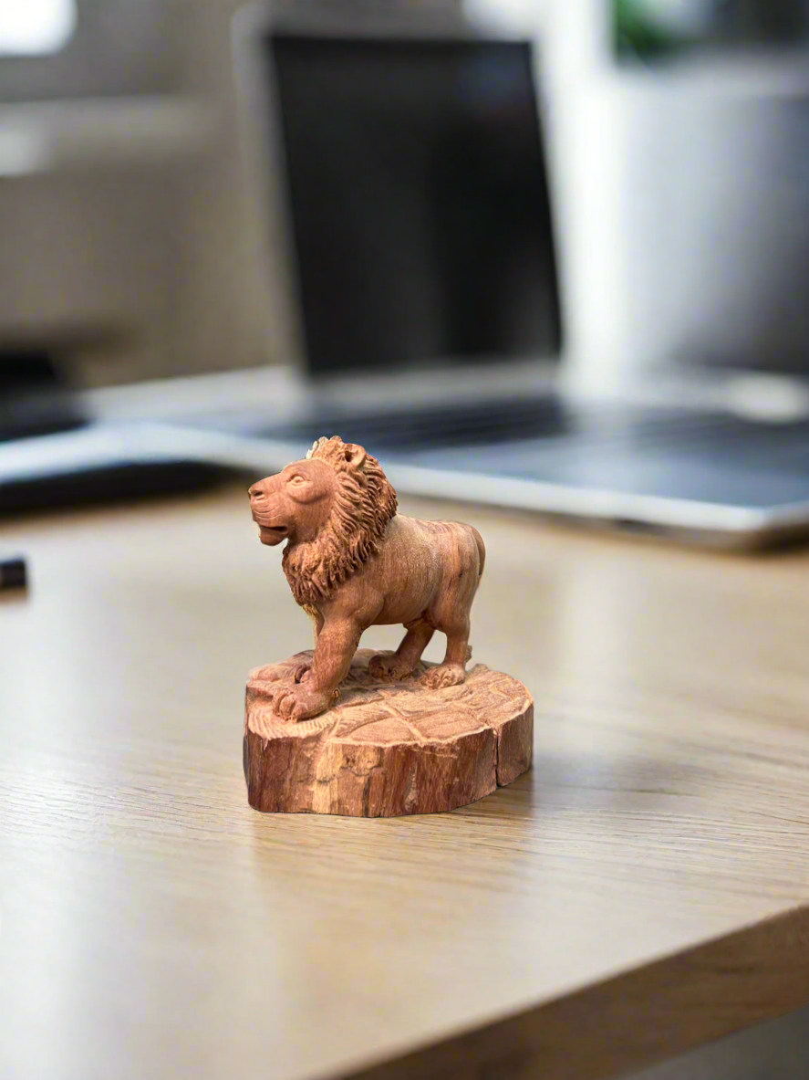 Sandalwood Lion paperweight