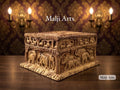 Sandalwood carving luxury box