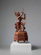 Rare Sandalwood Carving – Lord Rama at Sita Swayamvara