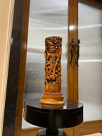 Sandalwood Standing Lakshmi Statue (15" inches)