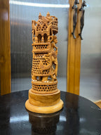 Sandalwood Ambabari Jali Statue (Undercut) 10" inches