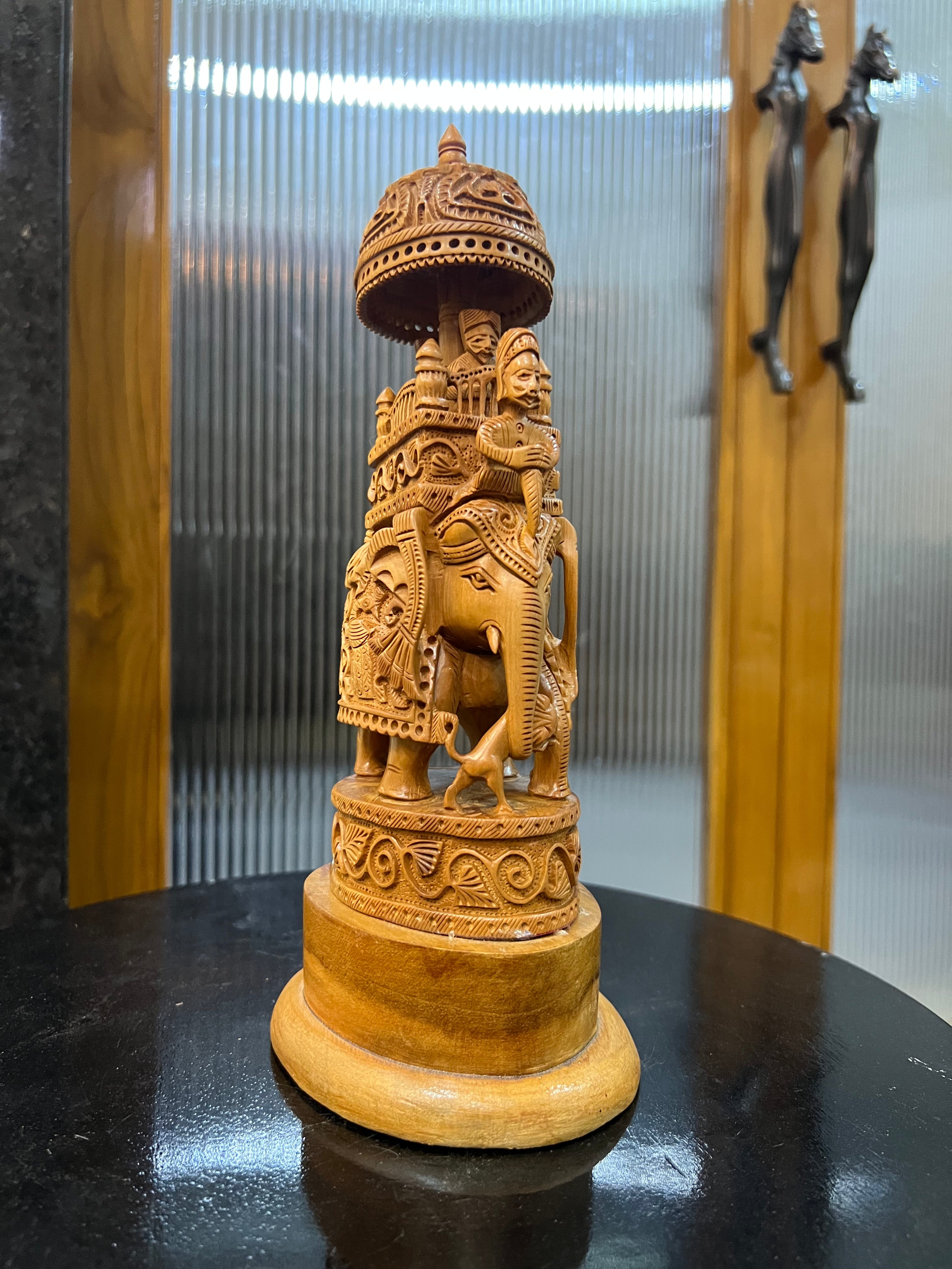 Sandalwood Ambabari Round Chatri (10inches)