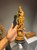 Rare Baby Krishna on Snack Statue - Malji Arts