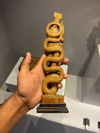 Rare Baby Krishna on Snack Statue - Malji Arts