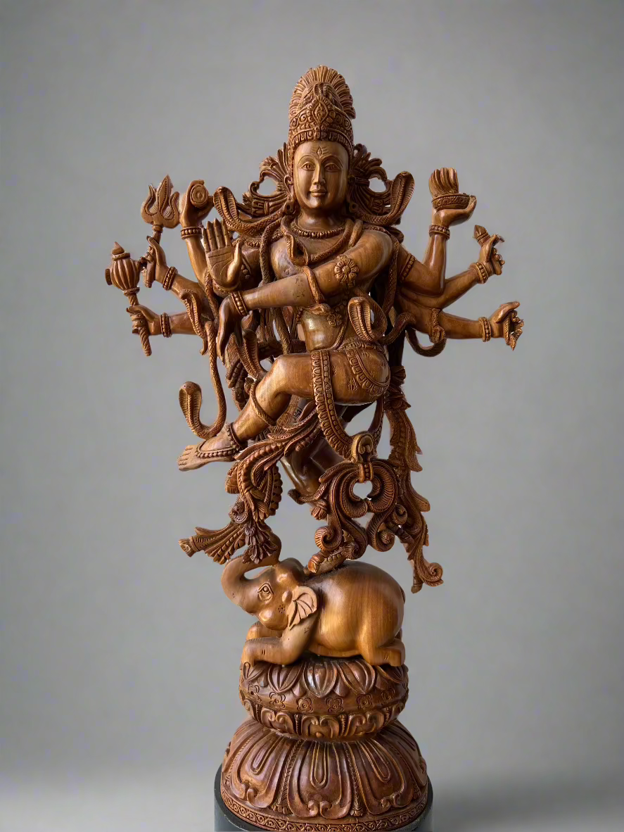 Sandalwood Rare Dancing Shiva or Natraja