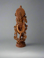 Sandalwood Fine Carved Krishna Statue