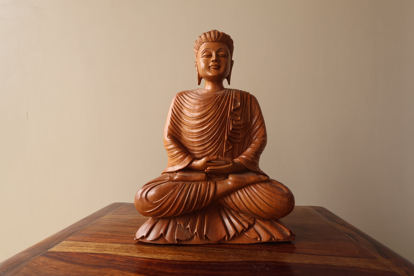 Sandalwood Special hand Carved Buddha - Malji Arts