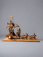 Sandalwood Fine Carved Arjun Rath Chariot