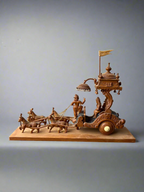 Sandalwood Fine Carved Arjun Rath Chariot