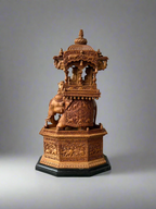 Sandalwood Fine Carved Royal Elephant Ambabari