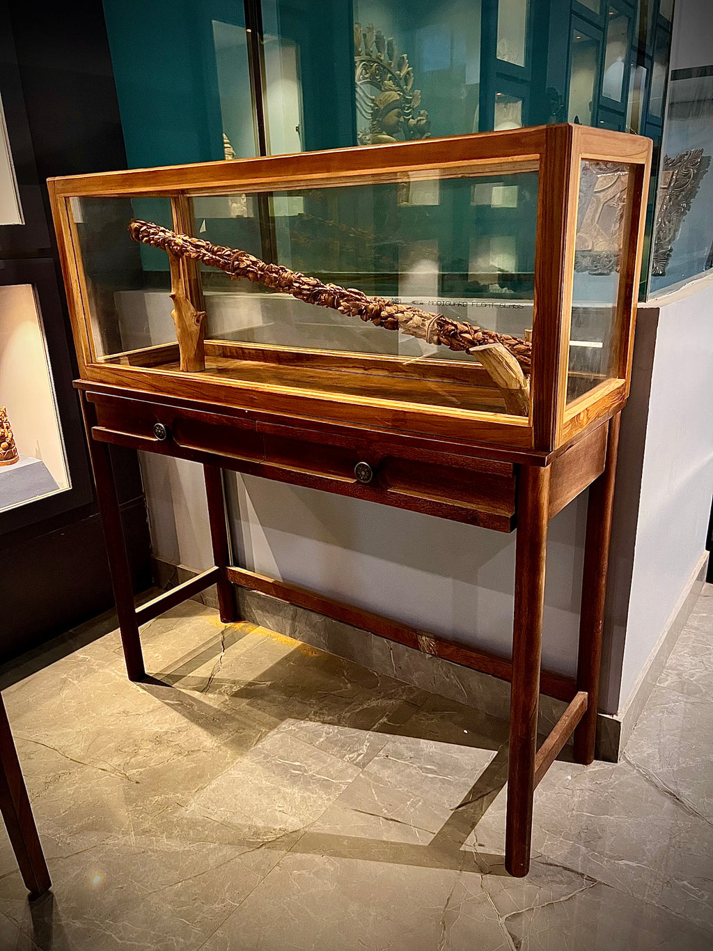 Exquisite Sandalwood Walking Stick