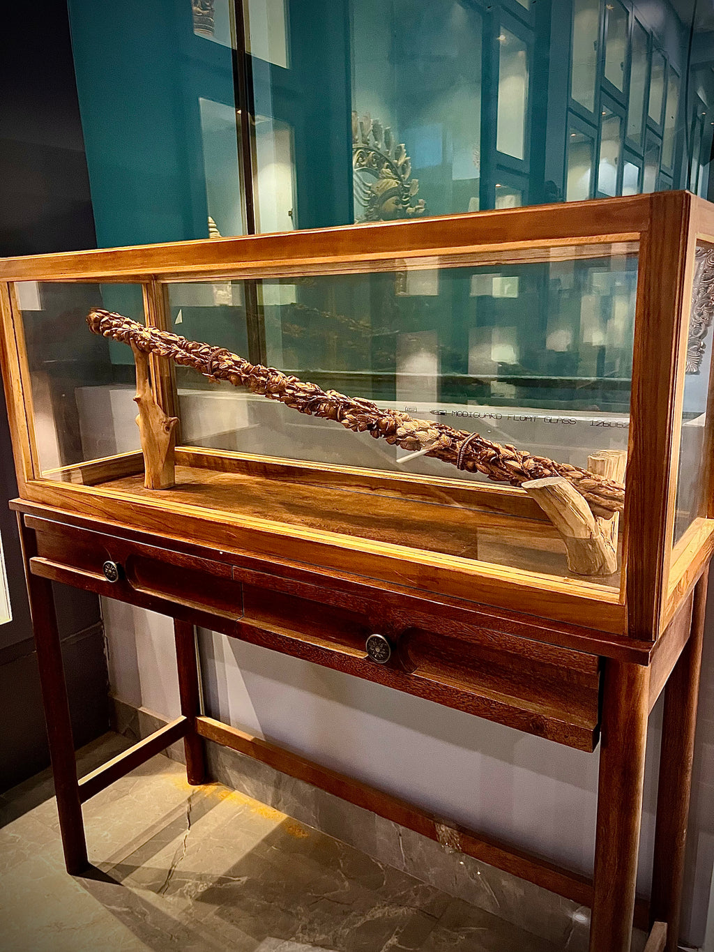 Exquisite Sandalwood Walking Stick
