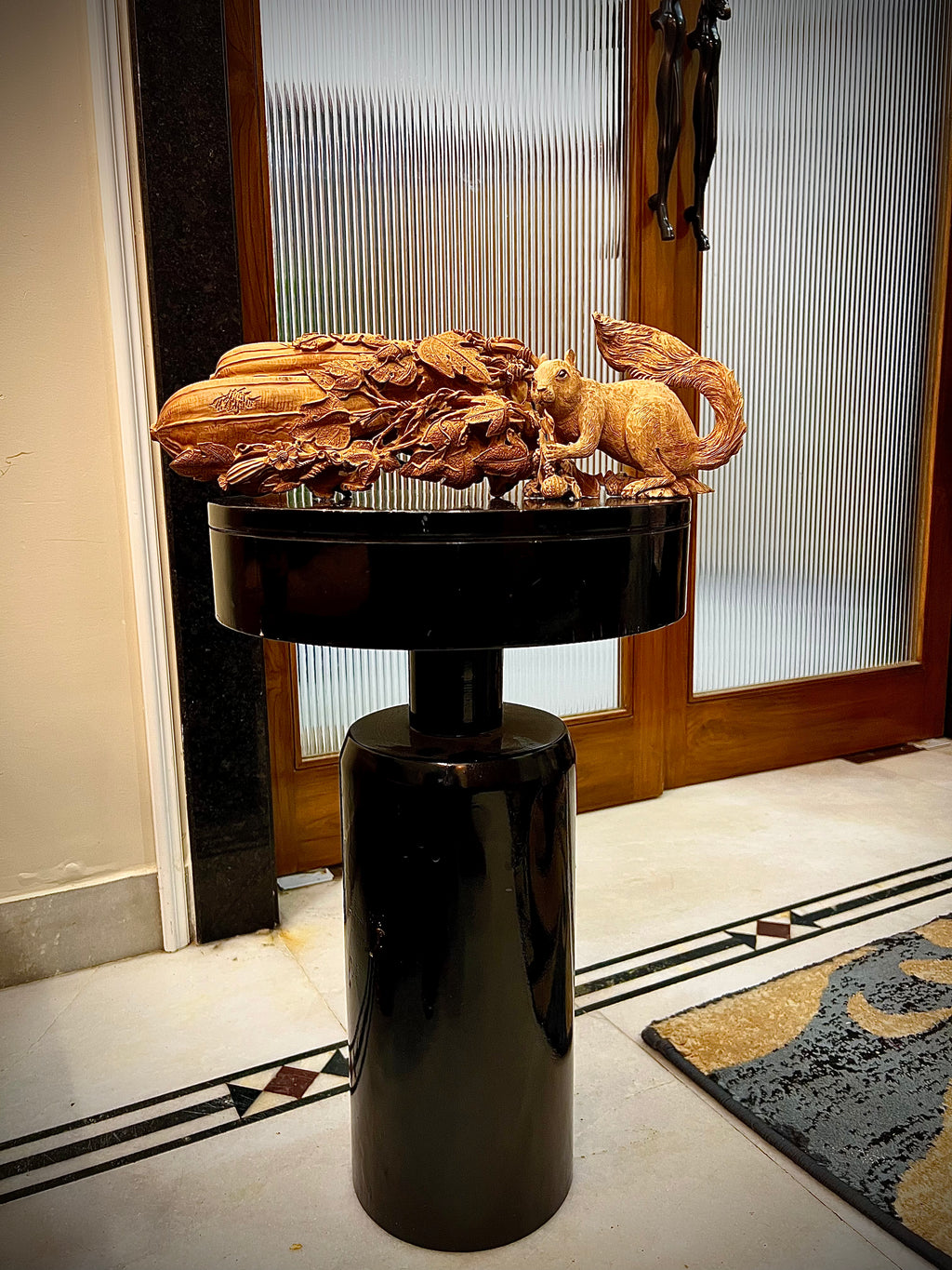Sandalwood Squirrel Root Carving