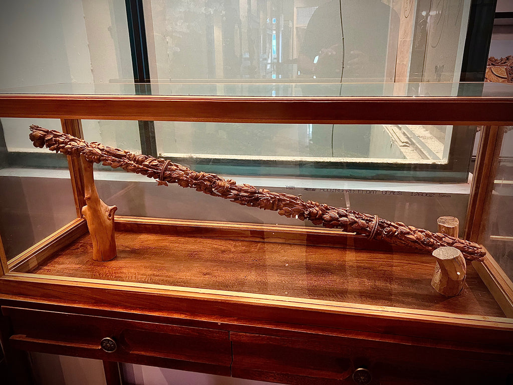 Exquisite Sandalwood Walking Stick