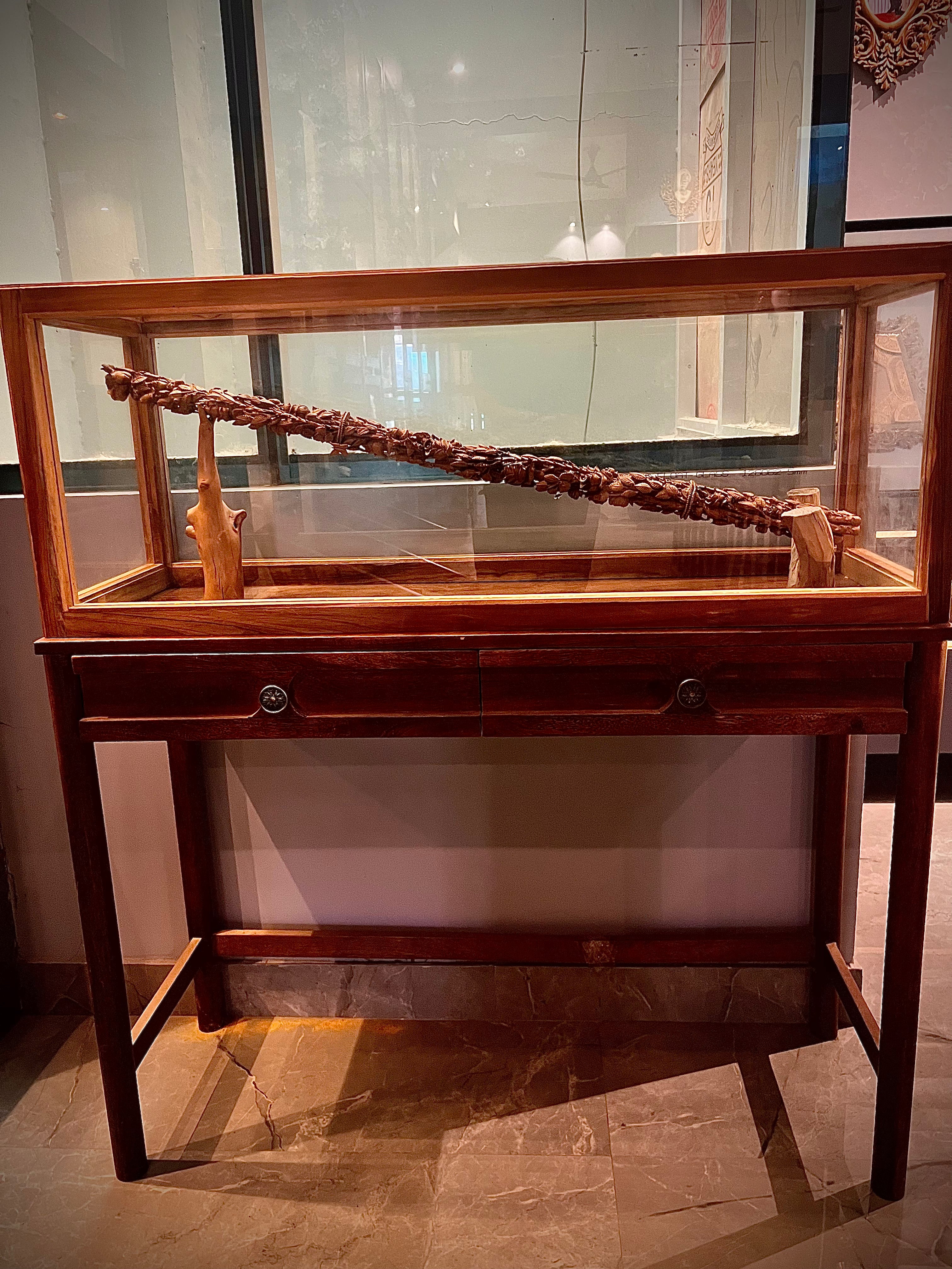 Exquisite Sandalwood Walking Stick