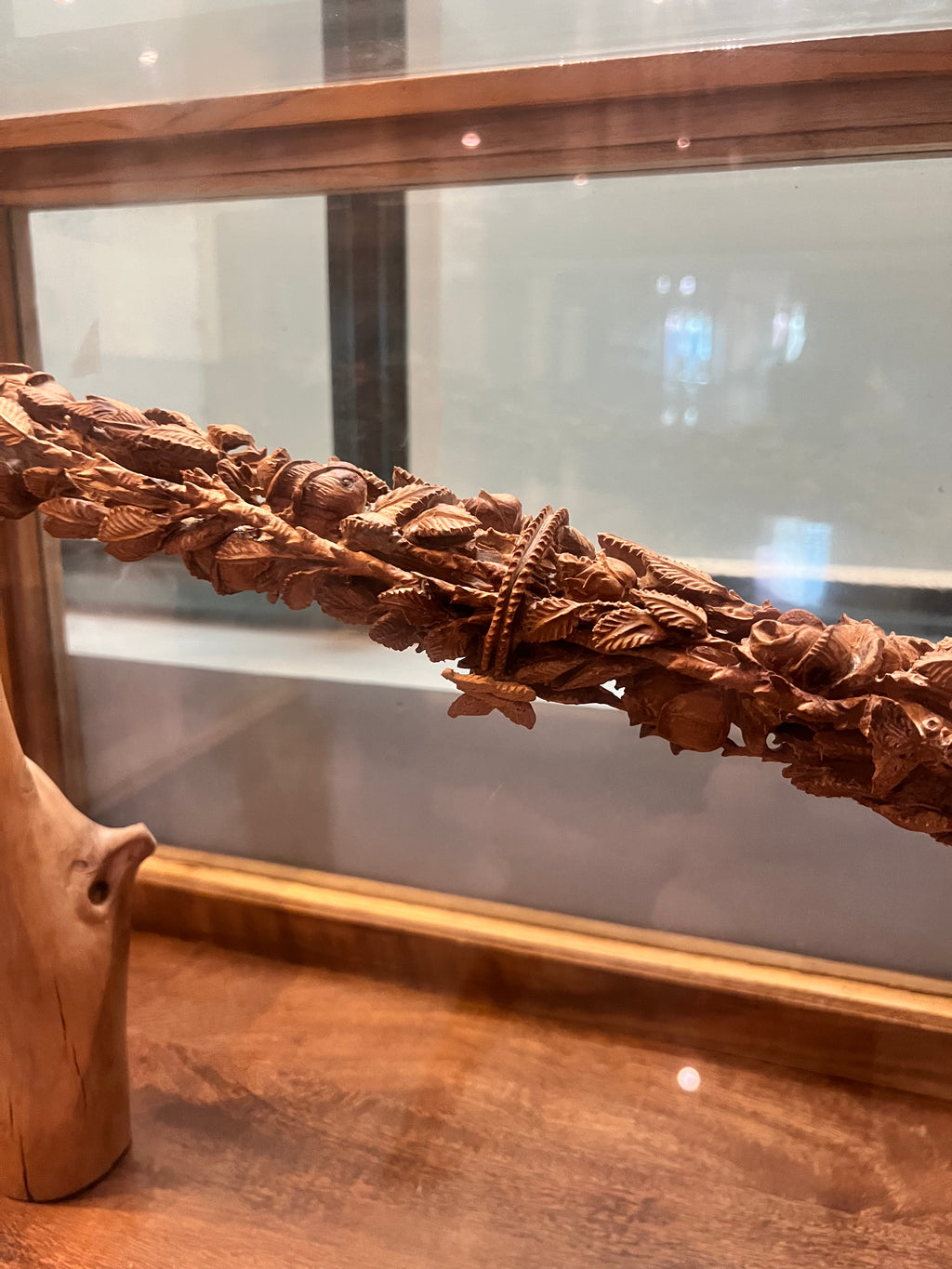 Exquisite Sandalwood Walking Stick