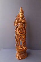 Sandalwood Carved Parwati Statue