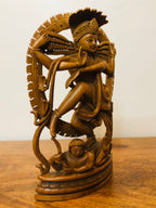 Sandalwood Beautifully Carved Small Natraja Statue