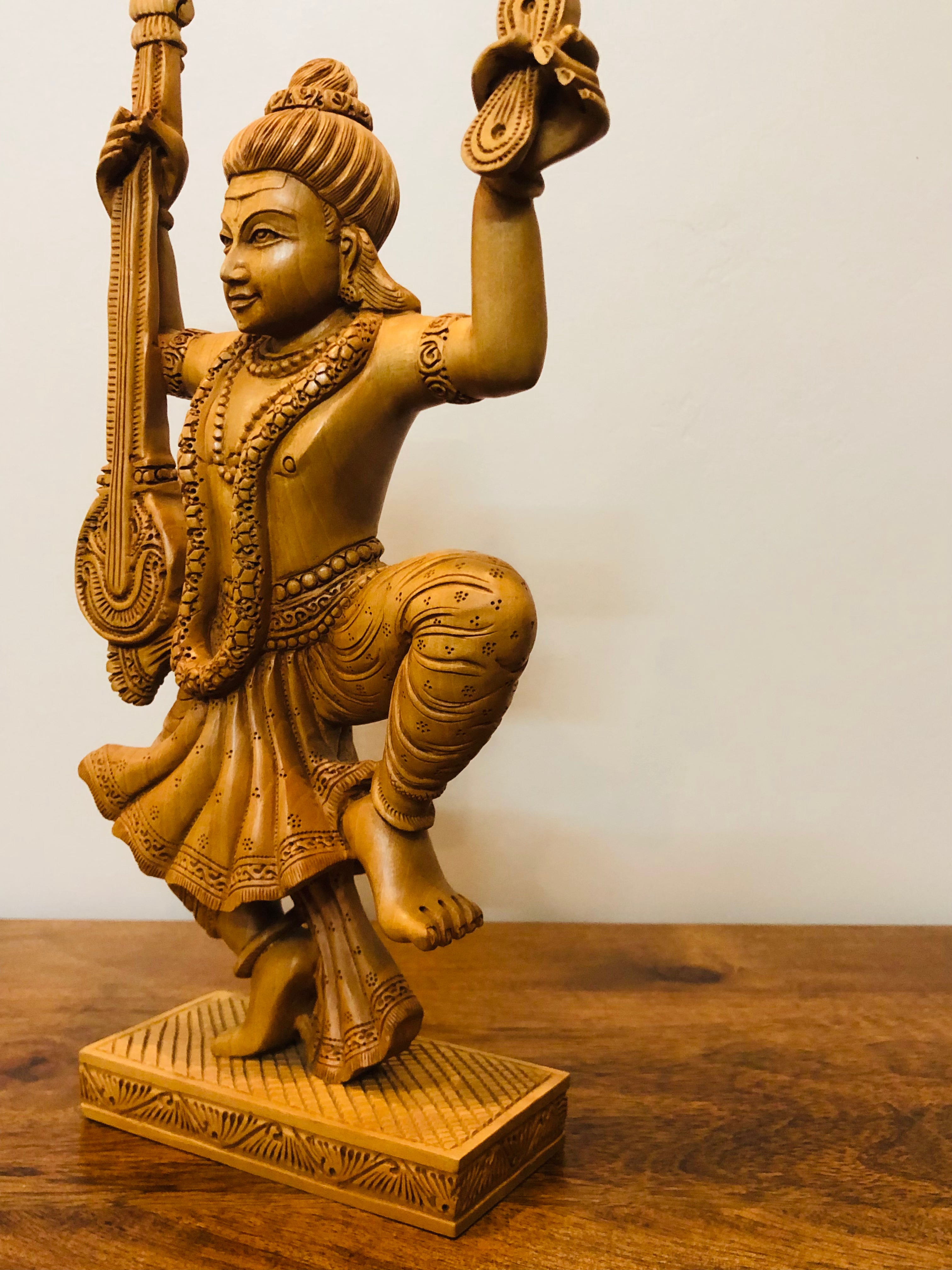 Wooden Special Dancing Narayana Statue
