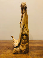 Sandalwood root carving
