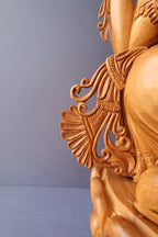 Sandalwood Special Carved Lord Ganesha - Malji Arts