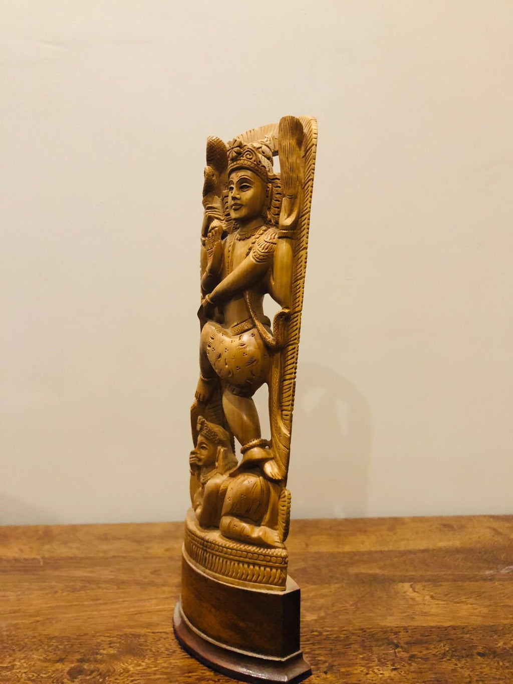 Sandalwood Beautifully Carved Natraja Statue