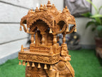 Big Size Wooden Fine Carved Ambabari Royal Safari