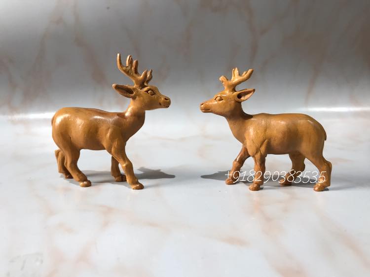 Sandalwood Animals & Birds Pairs (Set Of 2 Piece) ठाकुरजी सेवा - Arts99 - Online Art Gallery