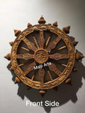 Sandalwood Dharam CHAKRA Rare Wall Hanging Artwork - Arts99 - Online Art Gallery