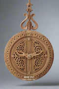 Sandalwood Carved Pocket Watch Showpiece - Arts99 - Online Art Gallery