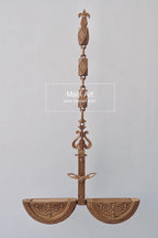 Sandalwood Carved Pocket Watch Showpiece - Arts99 - Online Art Gallery
