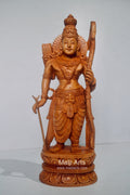 Wooden Lord Shri Rama Statue of Ayodhya Temple fine Carving - Arts99 - Online Art Gallery