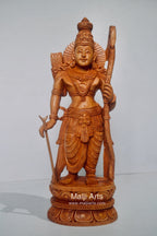 Wooden Lord Shri Rama Statue of Ayodhya Temple fine Carving - Arts99 - Online Art Gallery