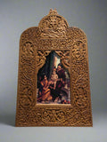 Sandalwood Rare Hand Carved Frame wall hanging artwork - Arts99 - Online Art Gallery